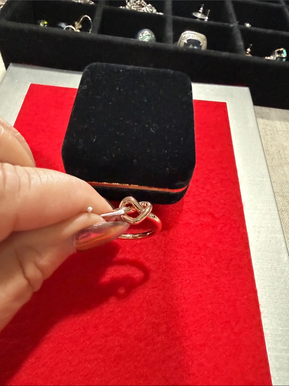 kate spade Rose Gold Knot Ring